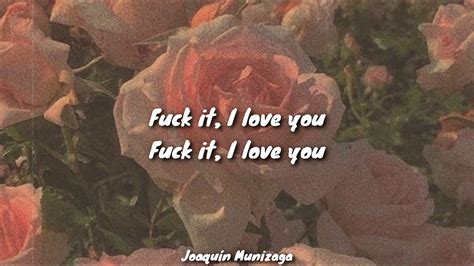 Fuck It I Love You Lana Del Rey Lyrics Letra YouTube