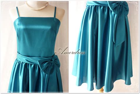 Teal Blue Party Dress Elegant Vintage Inspired Party Prom Bridesmaid Wedding Cocktail Dinner