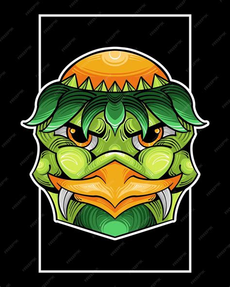 Premium Vector Kappa Myth Creature Traditional In Japanese