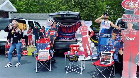 Family creates NASCAR tailgate at home since races are postponed | WSET