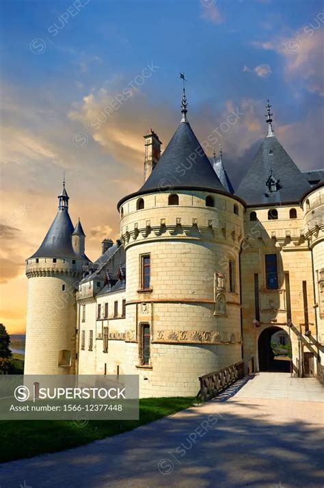 15th century castle Château de Chaumont, rebuilt by Charles I d´Amboise, acquired by Catherine ...