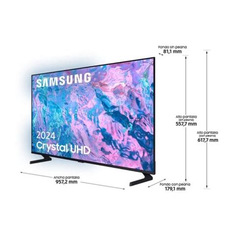 Samsung TU43CU7095UXXC 43 LED Cristal UltraHD 4K HDR10 Offre Black