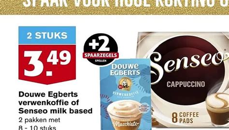 Douwe Egberts Verwenkoffie Of Senseo Milk Based Aanbieding Bij Hoogvliet