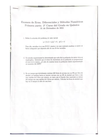 Examen Ecuaciones Diciembre Pdf