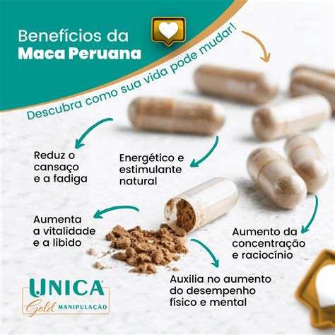 Maca Peruana 500mg 30 Cápsulas Melhora da Libido e Fertilidade