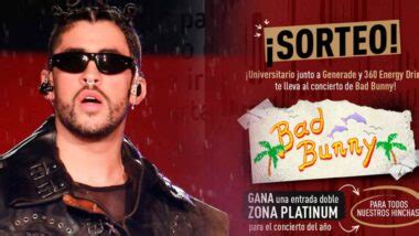 Gana Una Entrada Doble Para El Concierto De Bad Bunny En Lima