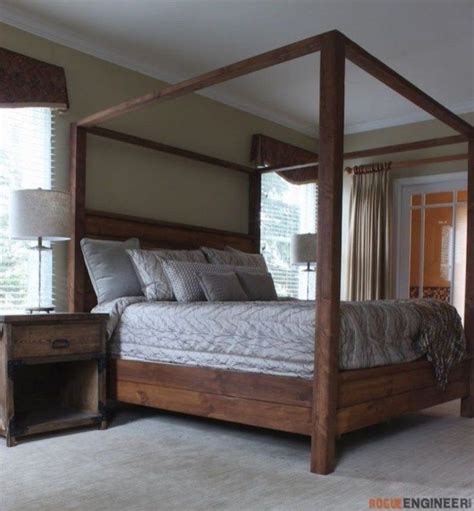 Creative Diy Bed Frames Ideas You Will Love 44 King Size Canopy Bed