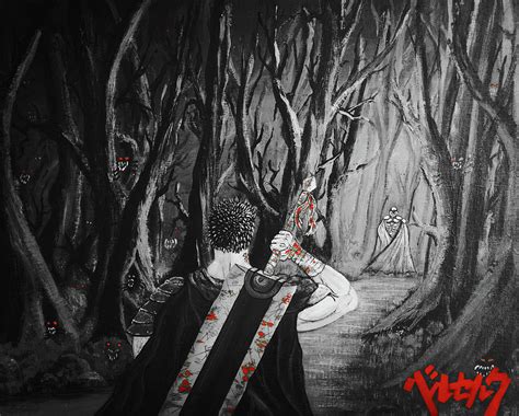 Berserk Art Painting By Kyle Hale Fine Art America