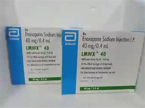 Lmwx Mg Injection At Rs Piece Enoxaparin Injection In Surat