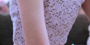 Adorable Teenager Dakota Ditches Her Pink Panties And Rubs Her Hairless Pussy On The Couch