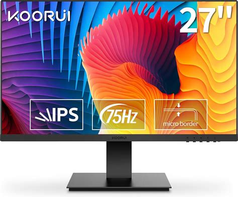 KOORUI 27 FHD 1920 x 1080 IPS 75Hz 5ms 16 9 HDMI VGA Düşük