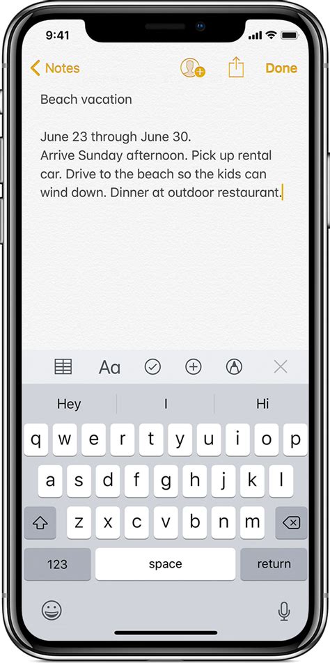 Use Notes On Your Iphone Ipad And Ipod Touch Apple Support