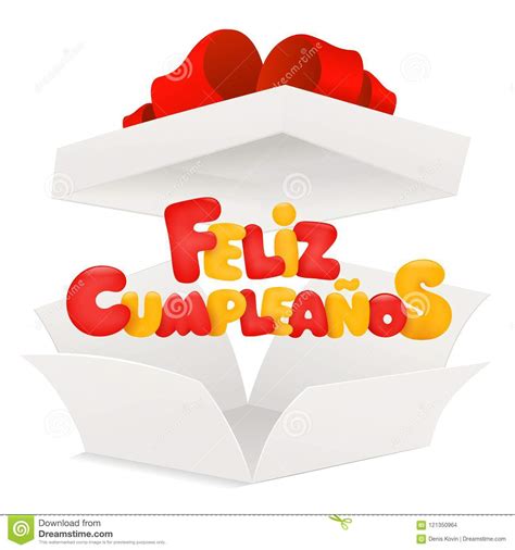 Feliz Cumpleanos Happy Birthday In Spanish Greeting Card With Opened