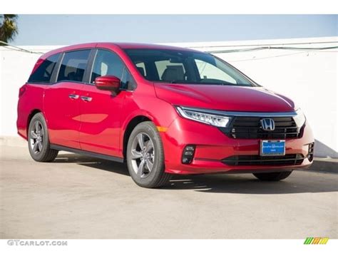 Radiant Red Metallic Ii 2022 Honda Odyssey Ex Exterior Photo 141297733