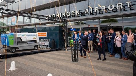 Wereldprimeur Op Groningen Airport Eelde Onthulling Waterstof Gpu