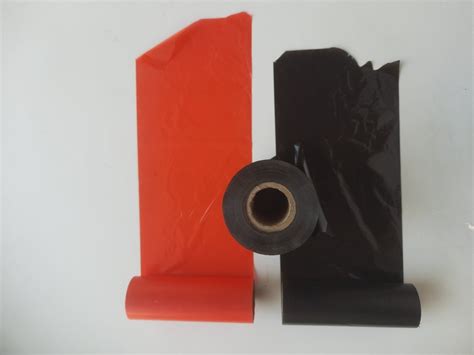 Thermal Black Premium Wax Resin Barcode Ribbons Packaging Type Roll