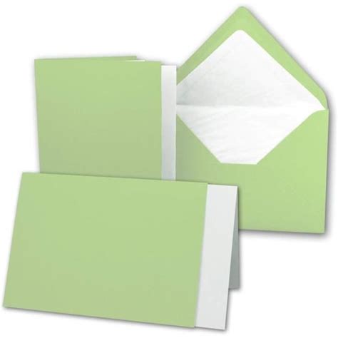 Lot De Cartes Pliantes Avec Enveloppes Et Feuilles D Insertion