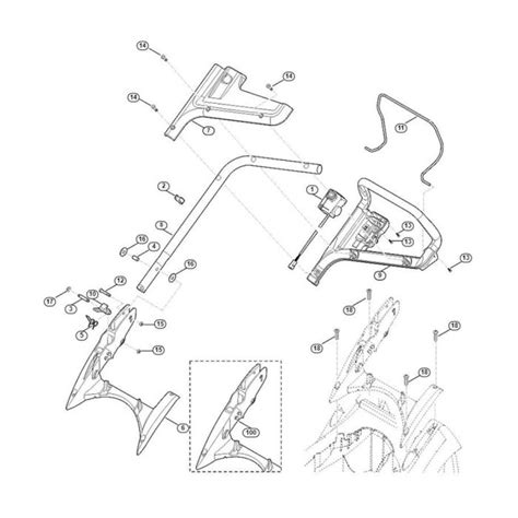 Handle Assembly For Stihl Viking MA 339 1 C Cordless Lawn Mowers L S