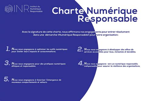 INR Découvrir la Charte Numérique Responsable site title