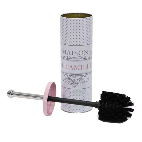 Brosse Wc Imprim Maison De Famille Cm Blanc