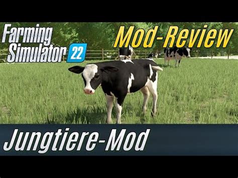 LS22 Jungtiere Mod Erweitertes Tier System Mod Review YouTube