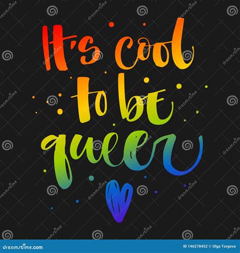 Es Fresco Ser Raro El Arco Iris De Gay Pride Colorea Cita Moderna Del