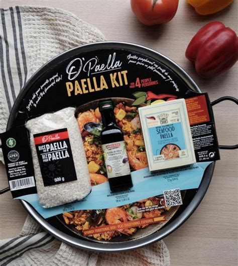 Spanish Paella Kit 34cm Pan And Essential Ingredients Lespañola