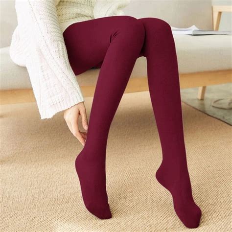 100g Women Thermal Pants Winter Warm Leggings Polar Pantyhose Sock