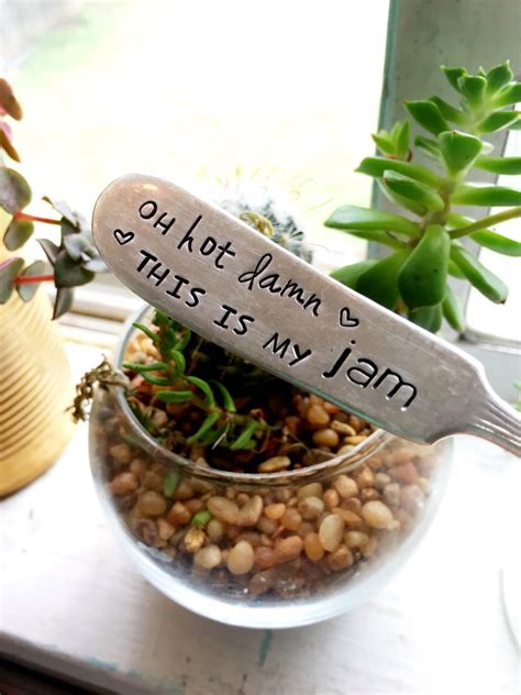 Oh Hot Damn This Is My Jam Jam Knife Stamped Knife Foodie Etsy