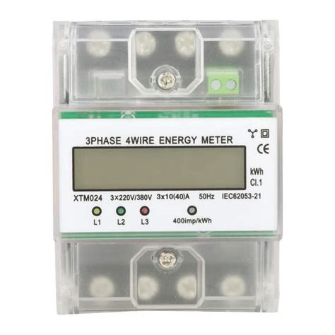 Compteur Kwh Compteur Lectrique Sur Rail Din Din Standard De Mm