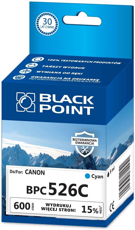 Tusz Blackpoint Bpc C Cyan Ml Canon Cli C Bpc C Do