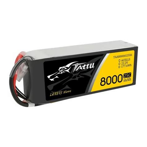 V Tattu Lipo Battery Pack With Xt Connector G Battery