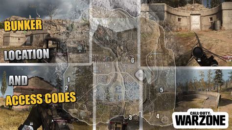 Call Of Duty Warzone Basic Bunker Locations Access Codes Season