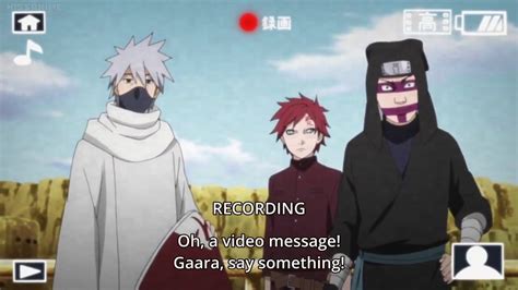 Naruto Shippuden Gaara S Video Message YouTube