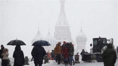 Moscou tempête de neige record