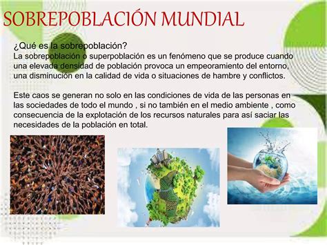 Sobrepoblación Mundial Ppt