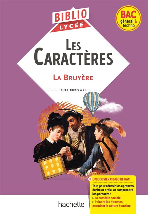 Bibliolyc E Les Caract Res La Bruy Re Bac Jean De La