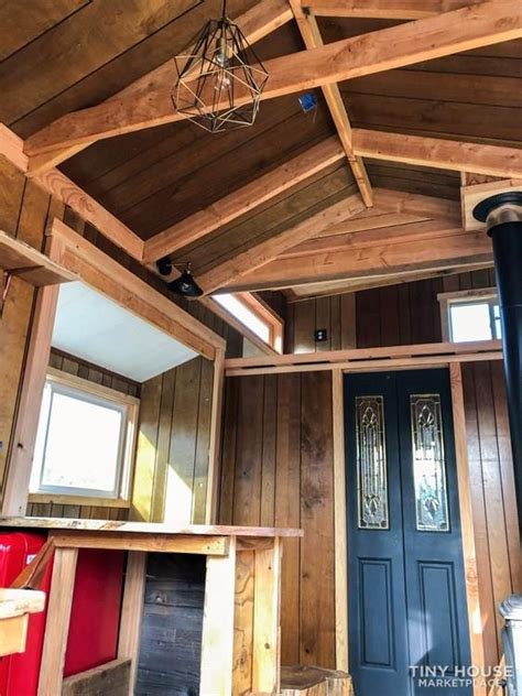 Tiny House For Sale Tiny Red Cabin On Wheels Sold