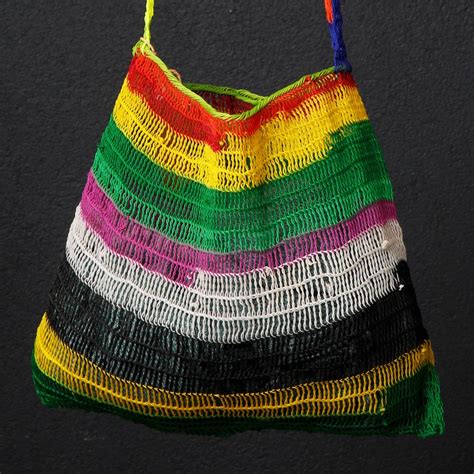 Hand Woven Bag Bilum Papua New Guinea Etsy