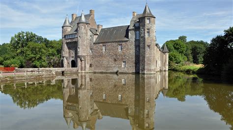 reflection, France, Castle, Water Wallpapers HD / Desktop and Mobile Backgrounds