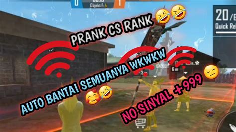 Prank Clash Squad Pura Pura Afk Dan Gaada Sinnyal Youtube