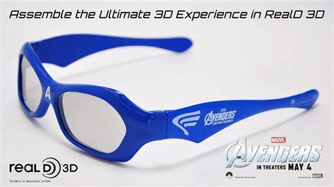 Captain America Special Edition Reald 3d Glasses For Avengers Glasses 3d Glasses Disney Wedding