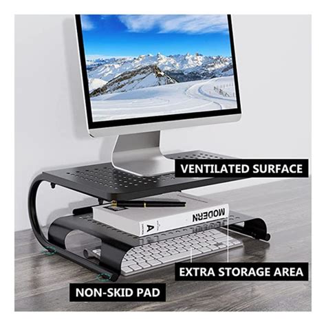 Soporte De 2 Niveles Para Elevar El Monitor Envío gratis