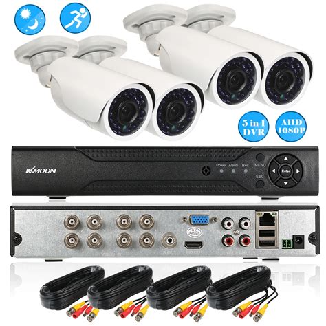 KKmoon 8CH 1080P Hybrid 5 In 1 Digital Video Recorder 4 1080P AHD