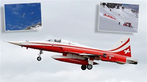 Swiss Air Force F-5E Tiger Aircraft Crashes In Central Switzerland. Pilot Successfully Ejects ...