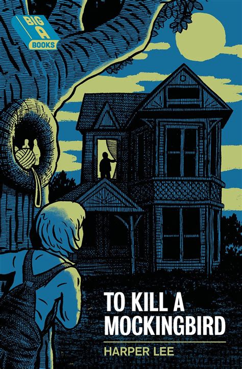 To Kill A Mockingbird Illustrated Book Cover