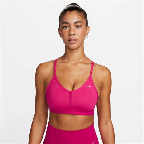 Nike Indy V Neck Women S Sports Bra Pink CZ4456 615