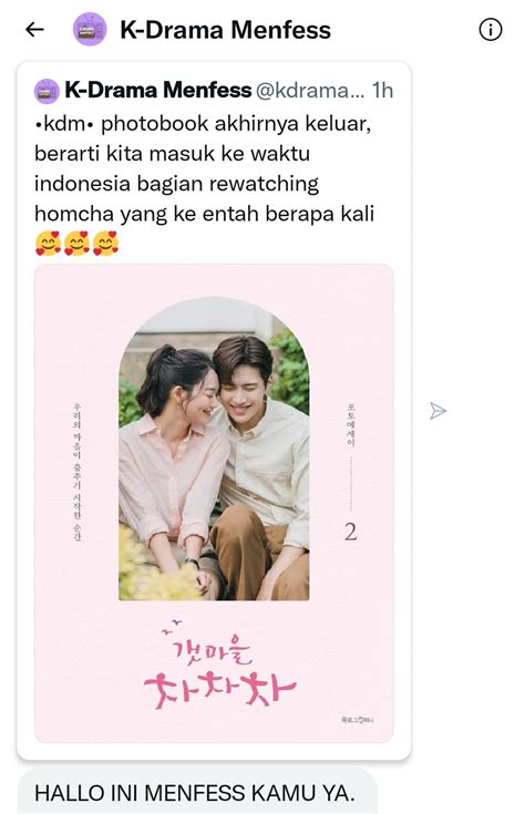 K Drama Menfess On Twitter Kdm Ada Yang Tau Ga Menfess Ini