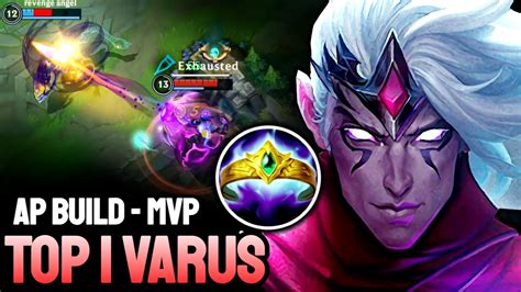 WILD RIFT VARUS TOP 1 VARUS GAMEPLAY EX CHALLENGER RANKED YouTube