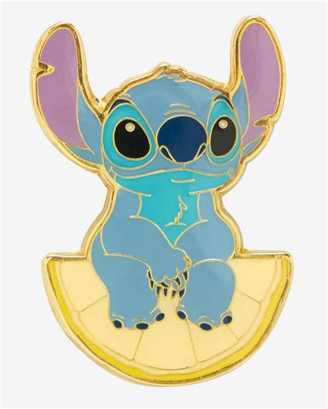 Stitch On A Lemon Hot Topic Lilo Stitch Loungefly Disney Pin
